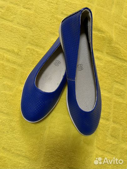 Балетки Новые натуральная кожа