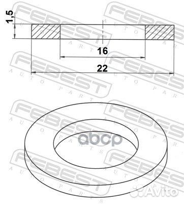 Кольцо уплотнительное audi 100 quattro 1992-199