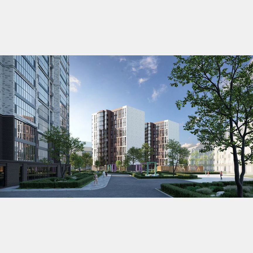 2-к. квартира, 57,4 м², 9/13 эт.