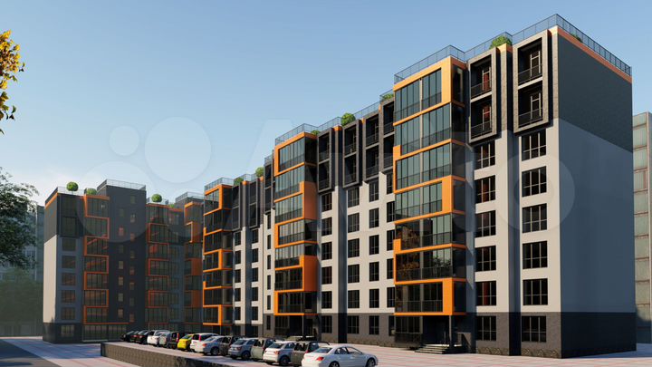 1-к. квартира, 61,5 м², 5/8 эт.