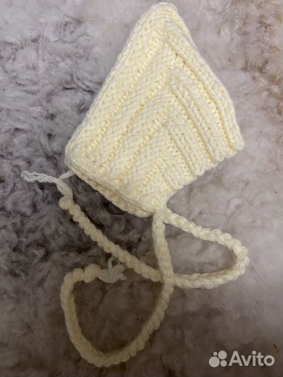 Шапка гномик. На 6-12 месяцев