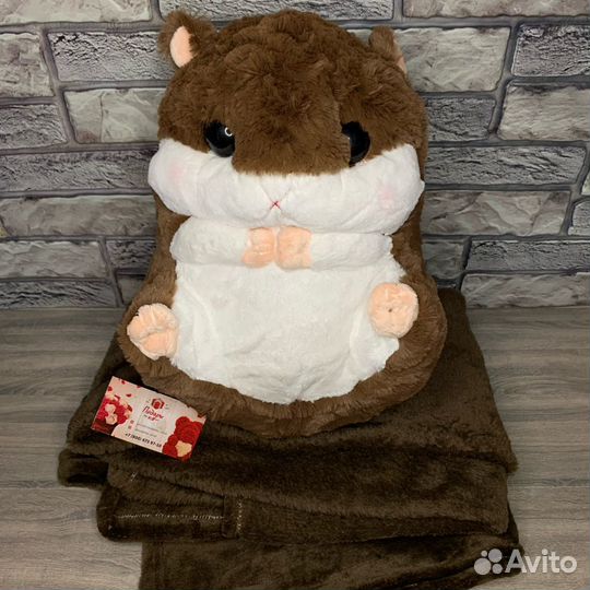 Плюшевый хомяк 3в1