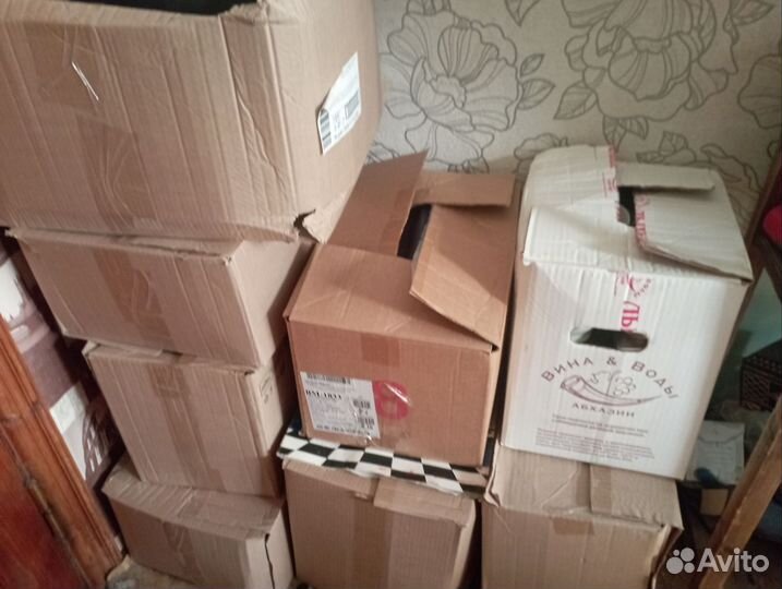 Посуда коробками