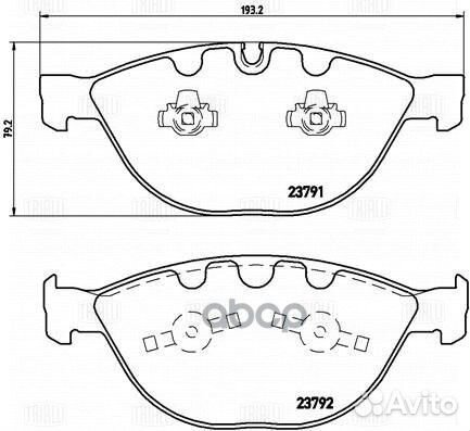 Колодки тормозные BMW M5 (E60) (03) /M6 (E63)