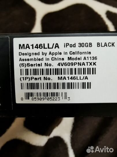 Apple iPod 30GB black