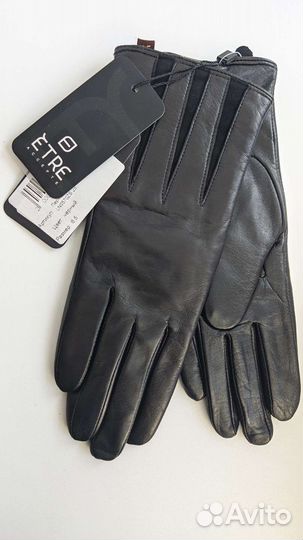 Перчатки кожаные женские