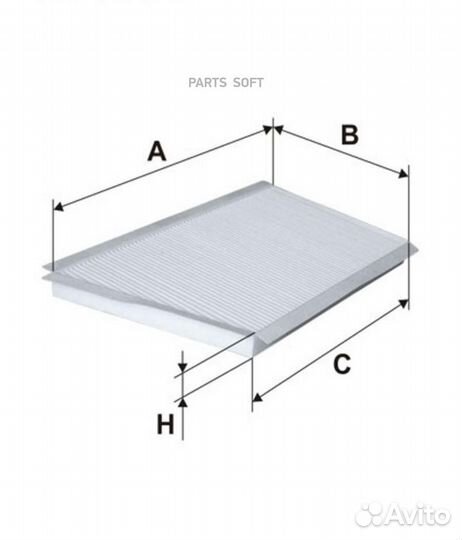 Filtron K1106 Фильтр салона MB C(W203) /CLC(CL203)