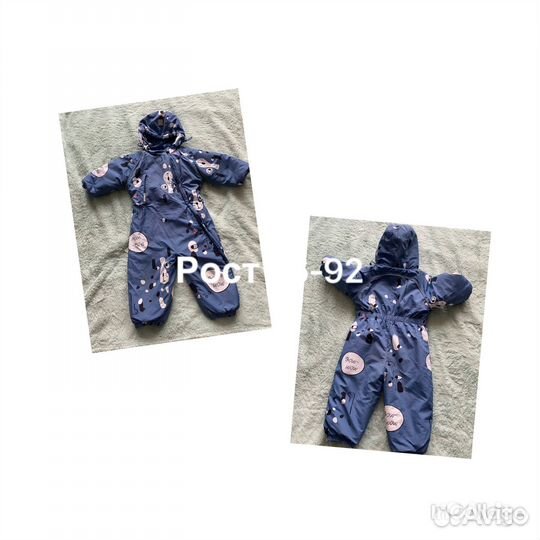 Зимний комбинезон crokid 86 92 для мальчика