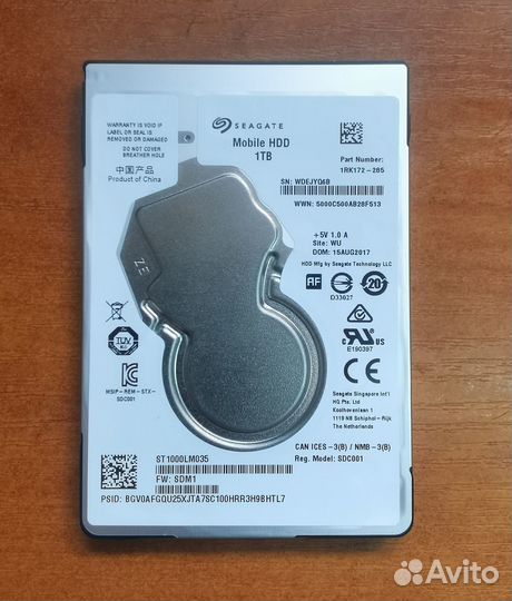 Жесткий диск для ноутбука Seagate ST1000LM035 1Тб