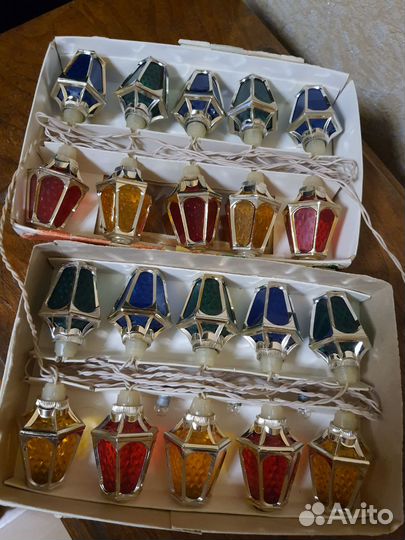 Елочная гирлянда СССР радуга 1