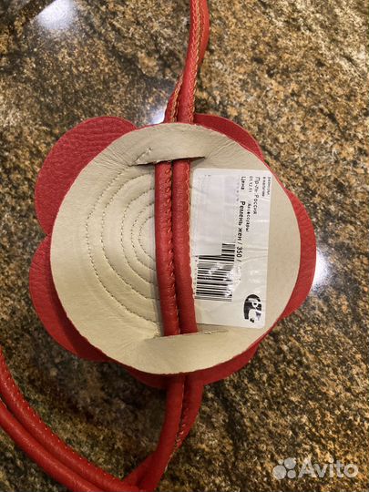 Ремень женский тонкий кожаный