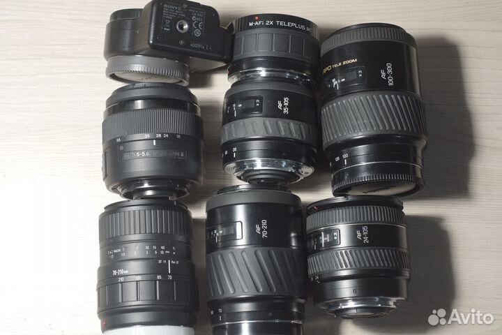 Объектив Minolta AF zoom 70-210.35-105.24-105