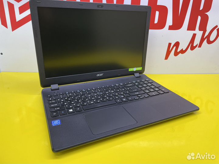 Классный офисный ноутбук acer 4ядра 4гига