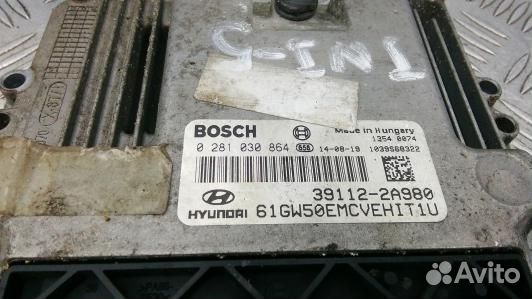Блок управления двс hyundai I30 GD (TNI05PC01)