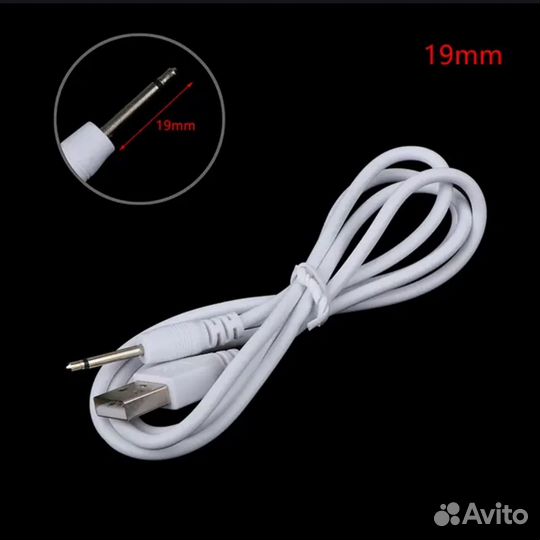 Кабель для зарядки USB micro-jack 19 мм