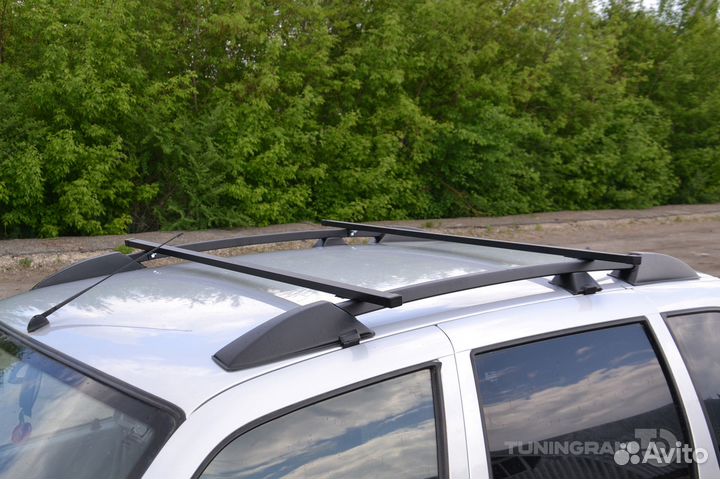 Рейлинги Chevrolet Niva черный