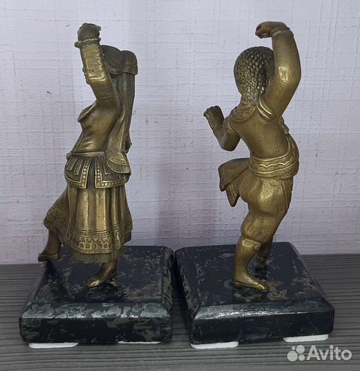 Бронзовые статуэтки парные Испанский танец