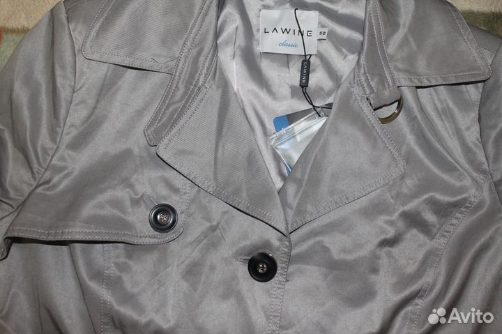 Плащ 52 размера новый