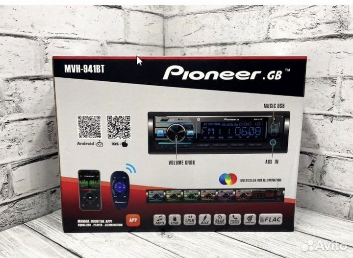 Магнитола pioneer