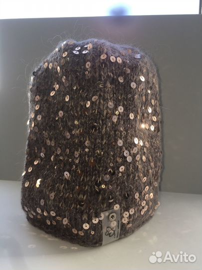 Шапка женская вязаная ручная работа