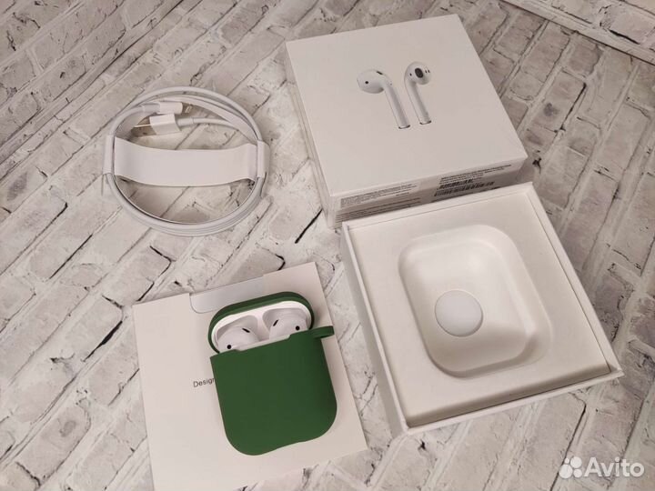 AirPods 2 premium (в подарок чехол + гарантия)