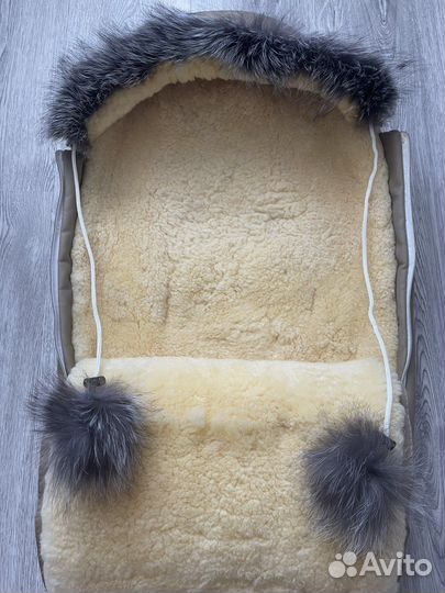 Зимний конверт в коляску