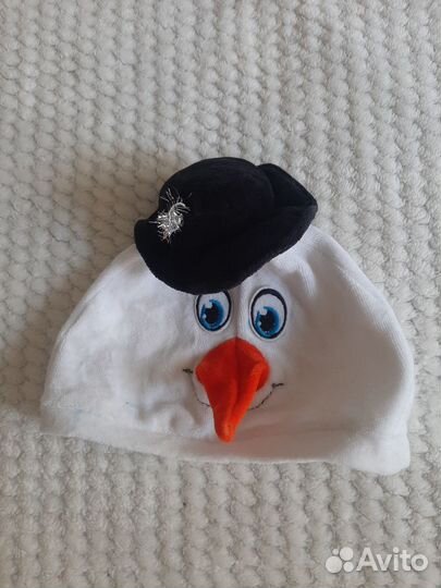 Шапочка снеговика