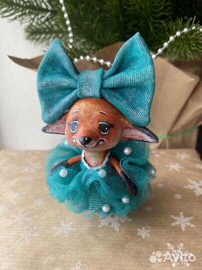 Елочная игрушка Лисёнок