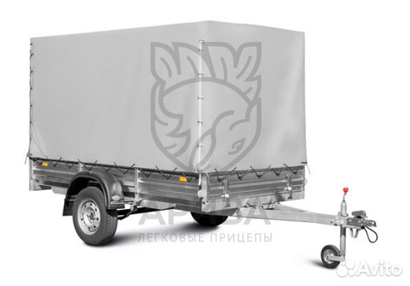 Автоприцеп 05.022 с тентом 150 см. Гарантия