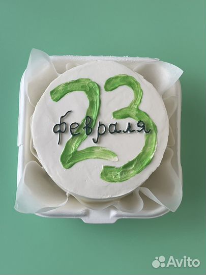 Бенто торт на 23 февраля