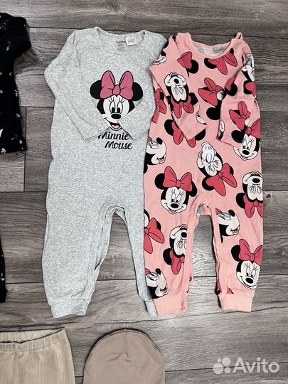 На доставке Пакет брендовых вещей на девочку 80-86