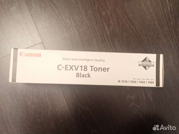 Оригинальный картридж Canon C-EXV18