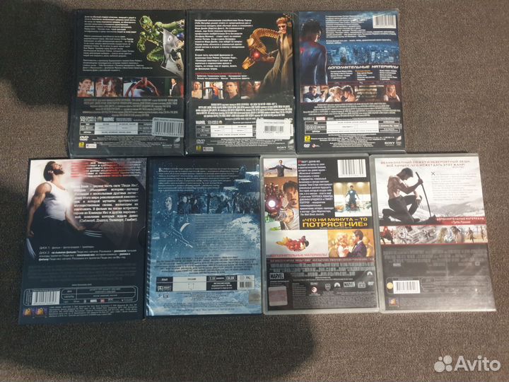 DVD (двд) диски лицензия marvel