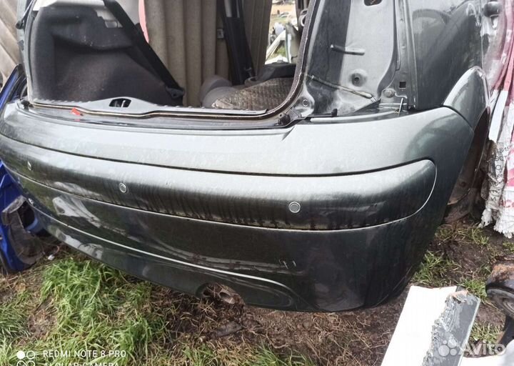 Бампер задний Citroen C3 2001-2009 года