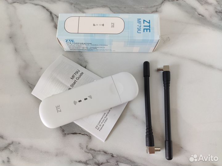 Wifi модем-роутер ZTE mf79ru/U с антеннами