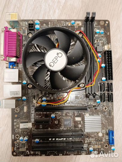 Материнская плата с процессором