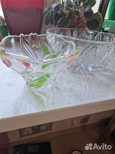 Ваза хрусталь