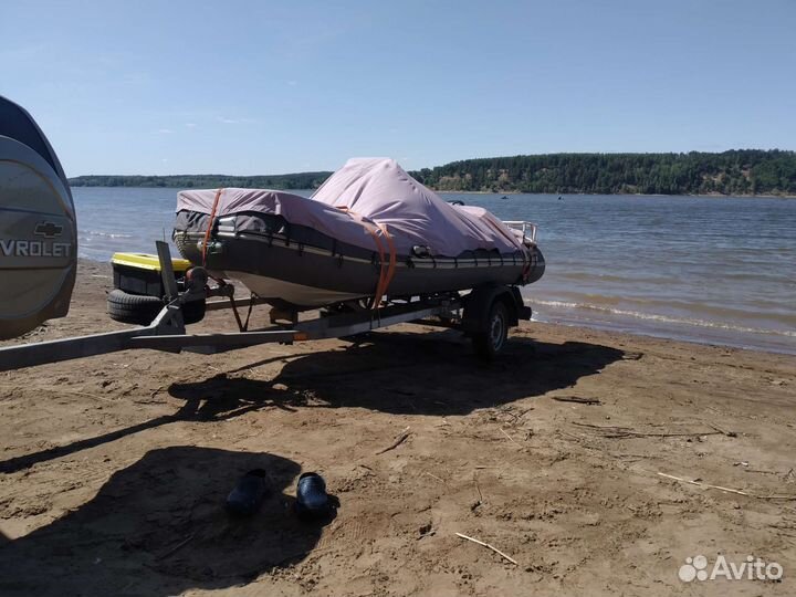Rib 400 с мотором mercury 15М