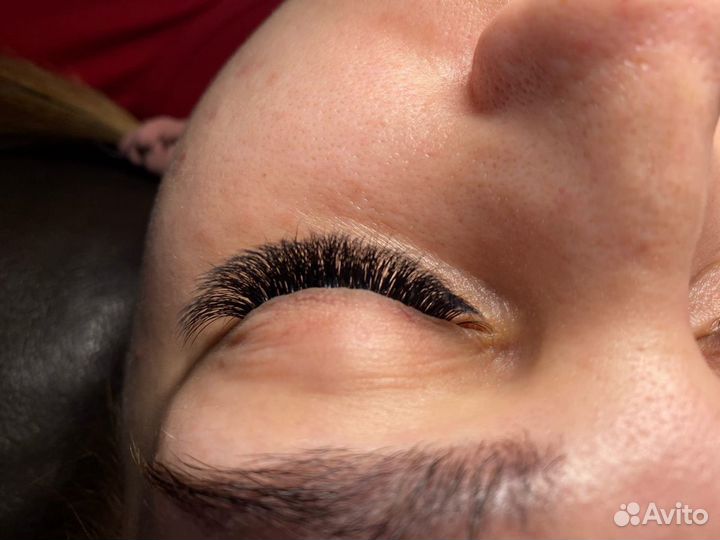 Наращивание ресниц на дому