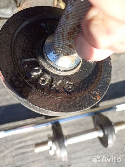 Гриф для штанги, гантели