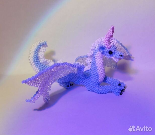 Дракон из бисера
