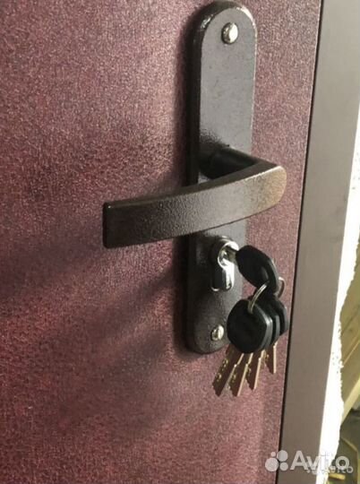 Металлическая двери эконом. Гарантия