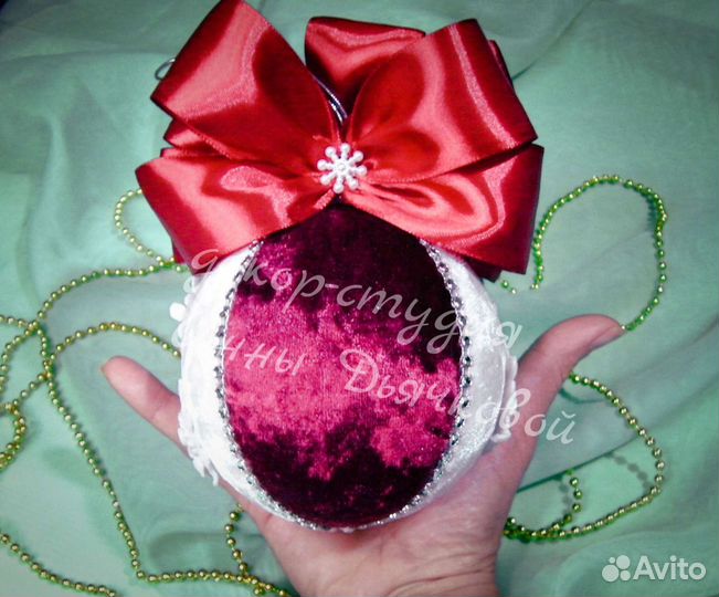 Игрушка на ёлку ручной работы