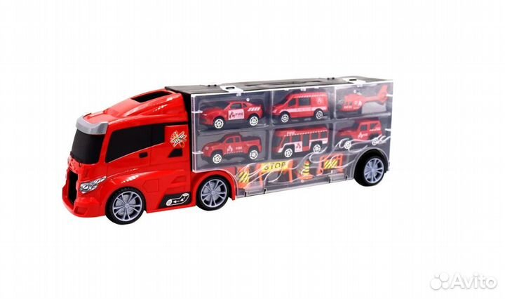 Машина Funky Toys Пожарная -кейс 6шт FT0314423