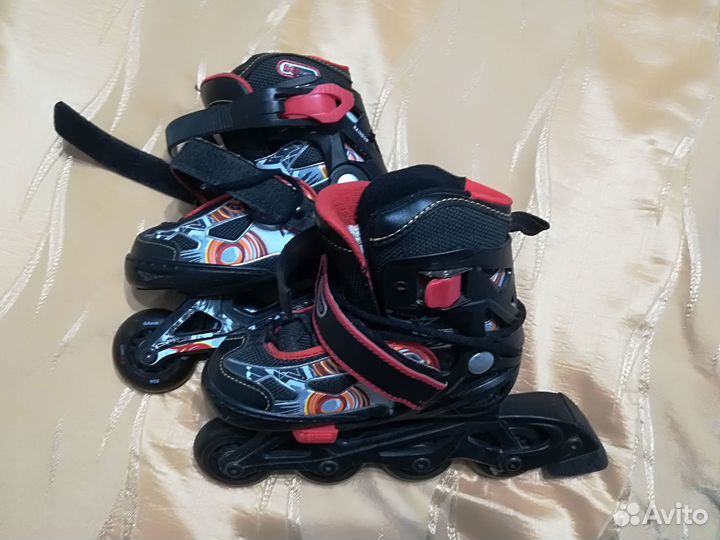 Детские ролики 26-31 размер и комплект защиты