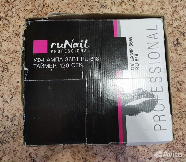 Уф-лампа ruNail professional 36Вт RU818