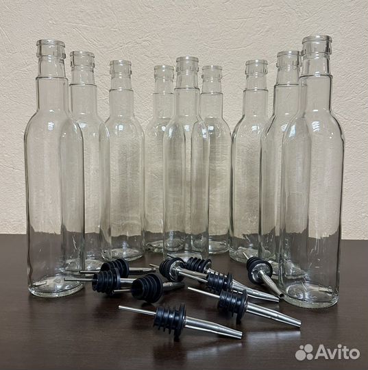 Новые бутылки с дозатором 9 шт