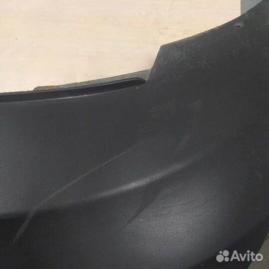 Юбка заднего бампера Skoda Rapid