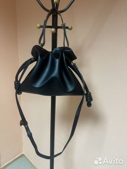Сумка женская натуральная кожа черная