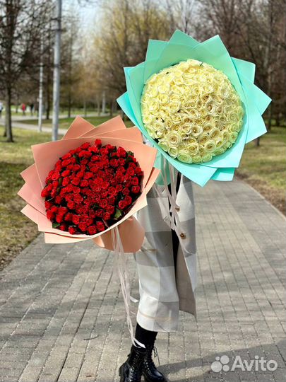Букеты-Гиганты из 101 Розы